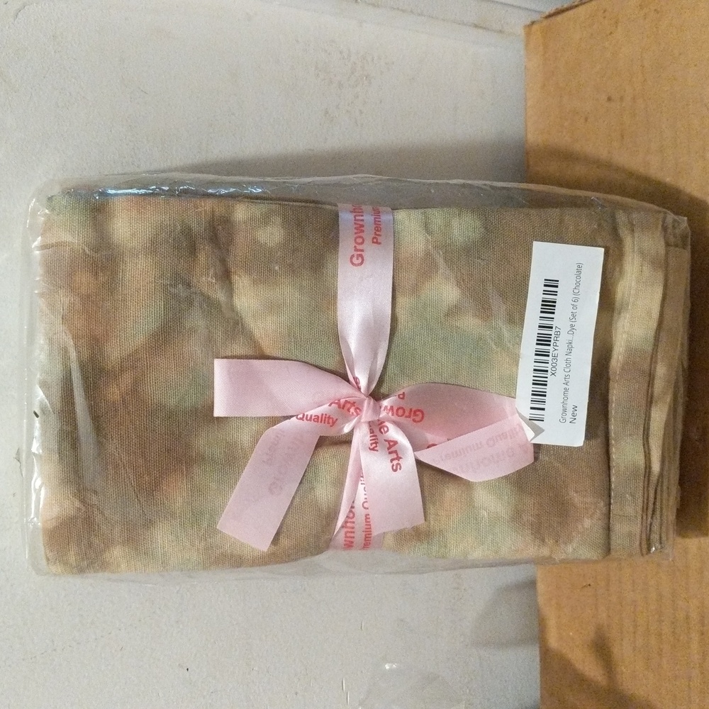 Chocolate Cloth Table Setting Napkins (Set of 6) 🆕
